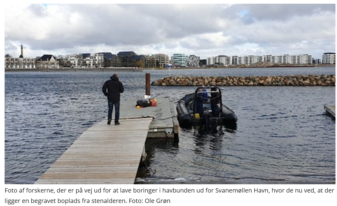 Forskere finder afgørende bevis: Stor stenalderboplads i Svanemøllen Havn