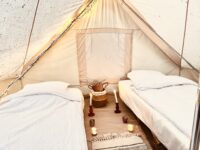 Glamping til dig som genre vil campe, uden at tage alt dit grej med!