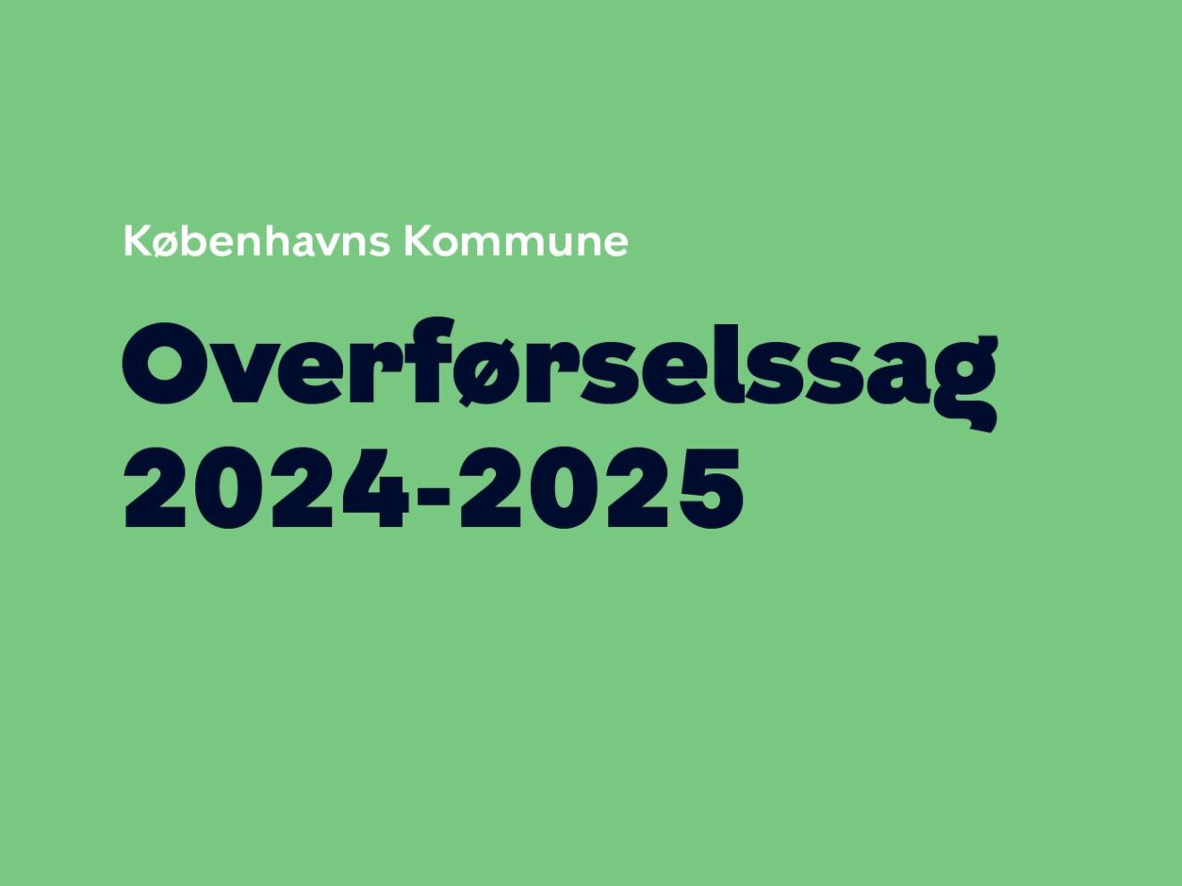 Budgetpartier ruster København til fremtiden
